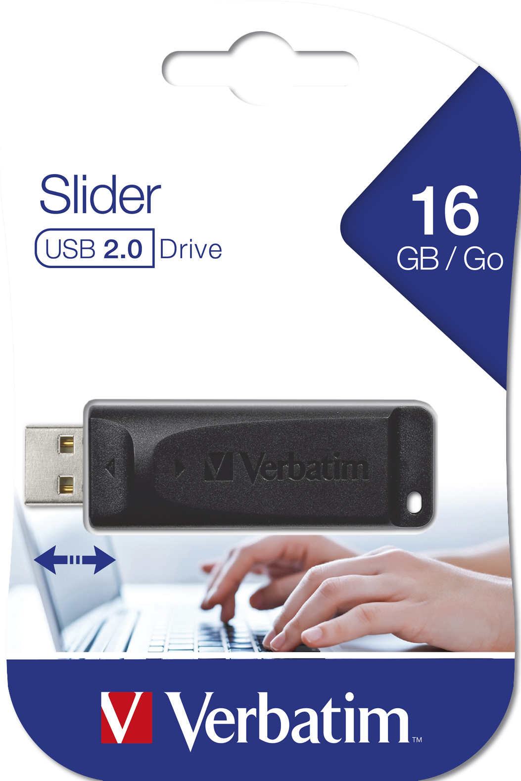 Verbatim Slider - USB-Stick16 GB - Zwart - Afbeelding 6