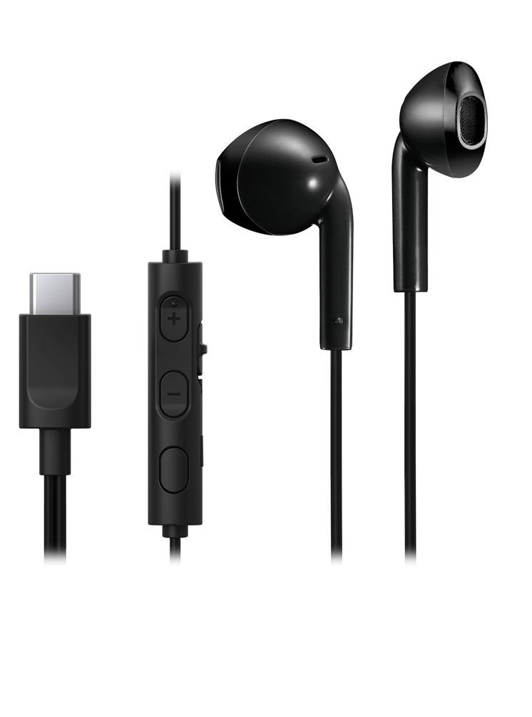 JVC HA-FR17UC Hoofdtelefoons Bedraad In-ear Oproepen/muziek USB Type-C Zwart - Afbeelding 2