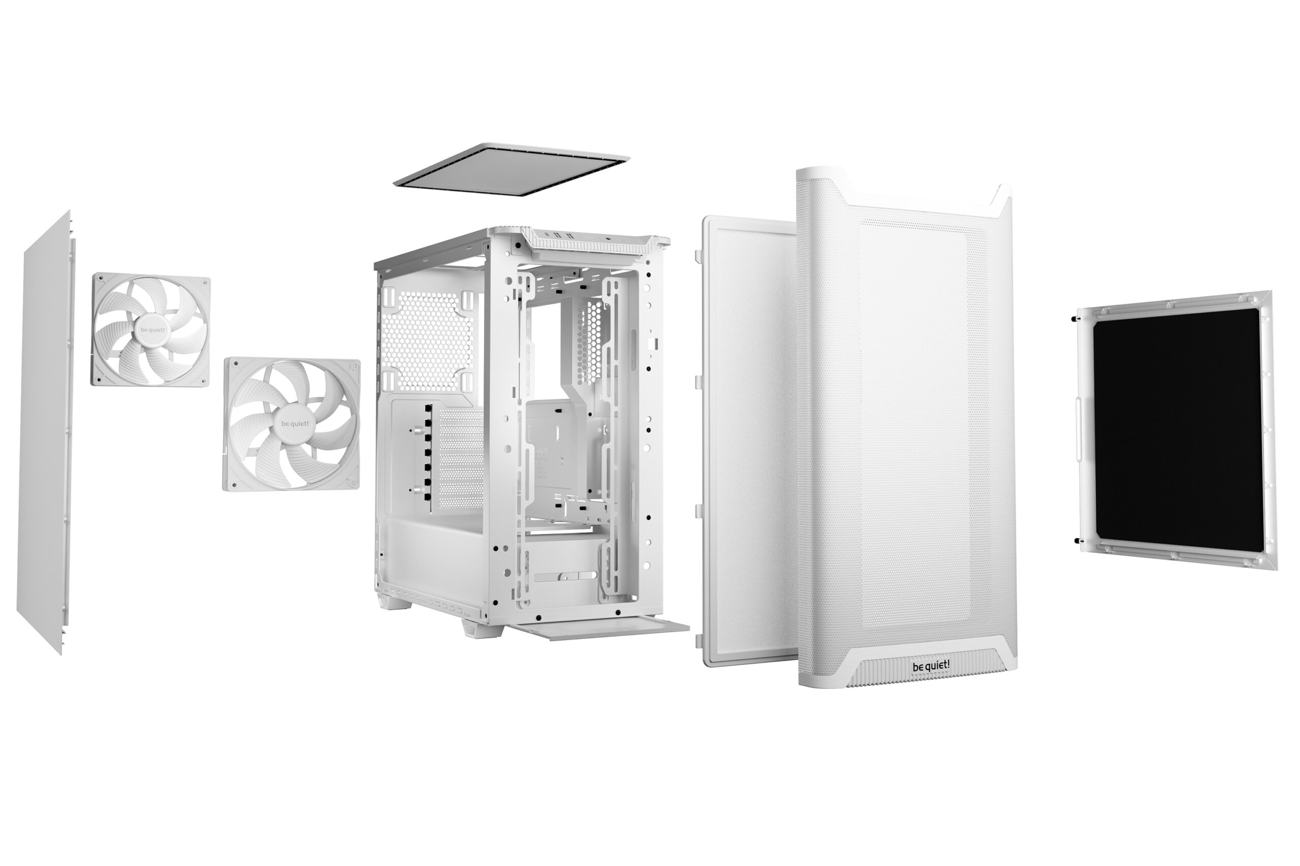 be quiet! PURE BASE 501 Airflow White Midi Tower Wit - Afbeelding 5
