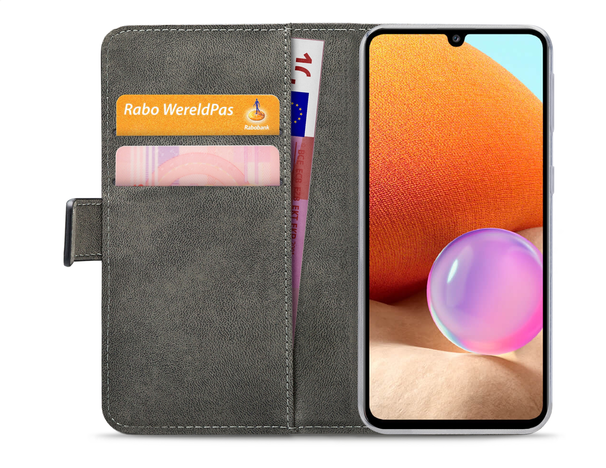 Mobilize Classic Gelly Wallet Book Case Samsung Galaxy A32 4G Black - Afbeelding 3