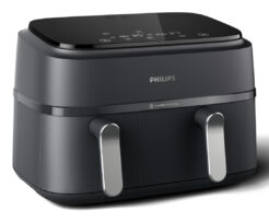 Philips 3000 series NA351/00 friteuse Dubbel 9 l Vrijstaand 2750 W Heteluchtfriteuse Grijs