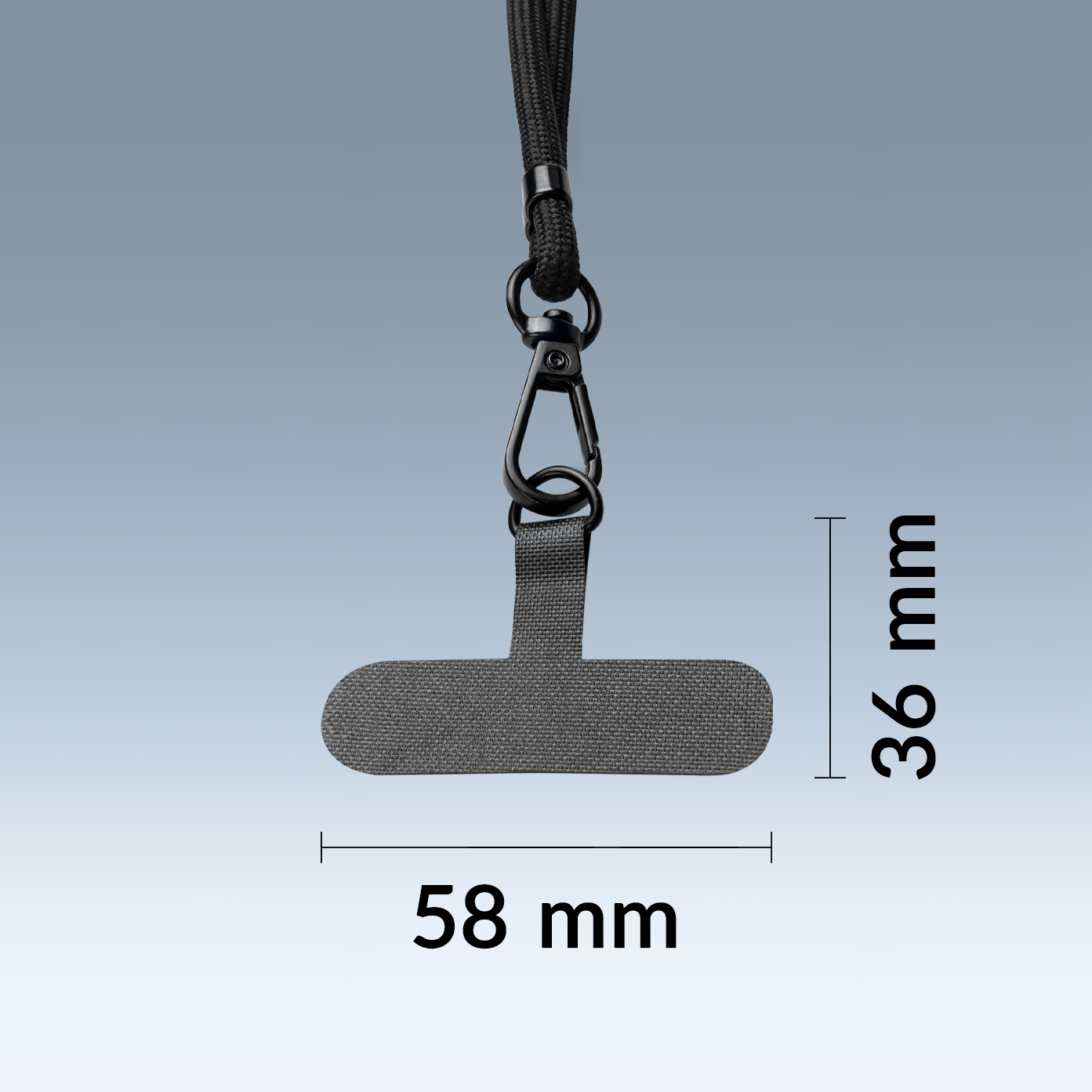 Mobilize Nylon Lanyard Sand - Afbeelding 2