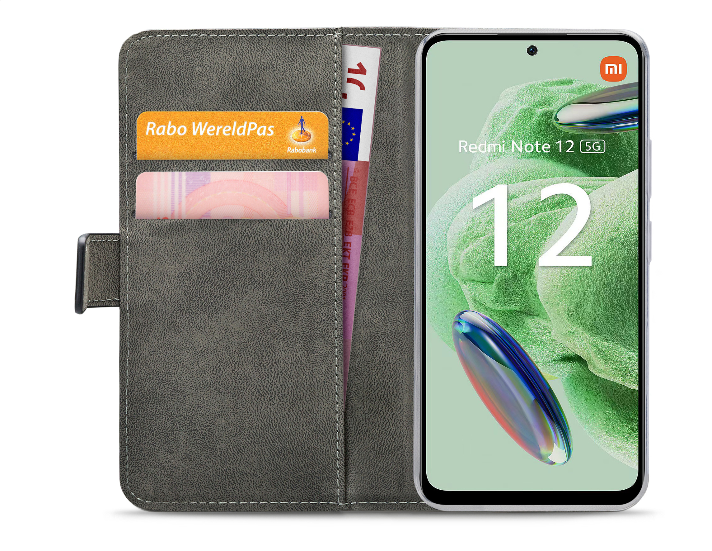 Mobilize Classic Gelly Wallet Book Case Xiaomi Redmi Note 12 5G Black - Afbeelding 3