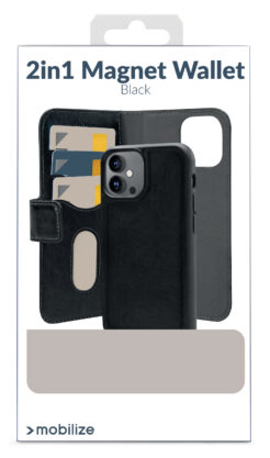 Mobilize 2in1 Magsafe Compatible Gelly Wallet Case Apple iPhone 16 Pro Black - Afbeelding 9
