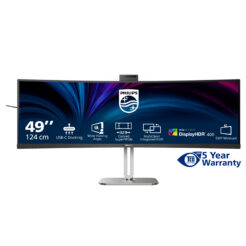 Philips 5000 series 49B2U5900CH/00 computer monitor 124 cm (48.8") 5120 x 1440 Pixels Dual QHD LCD Zwart