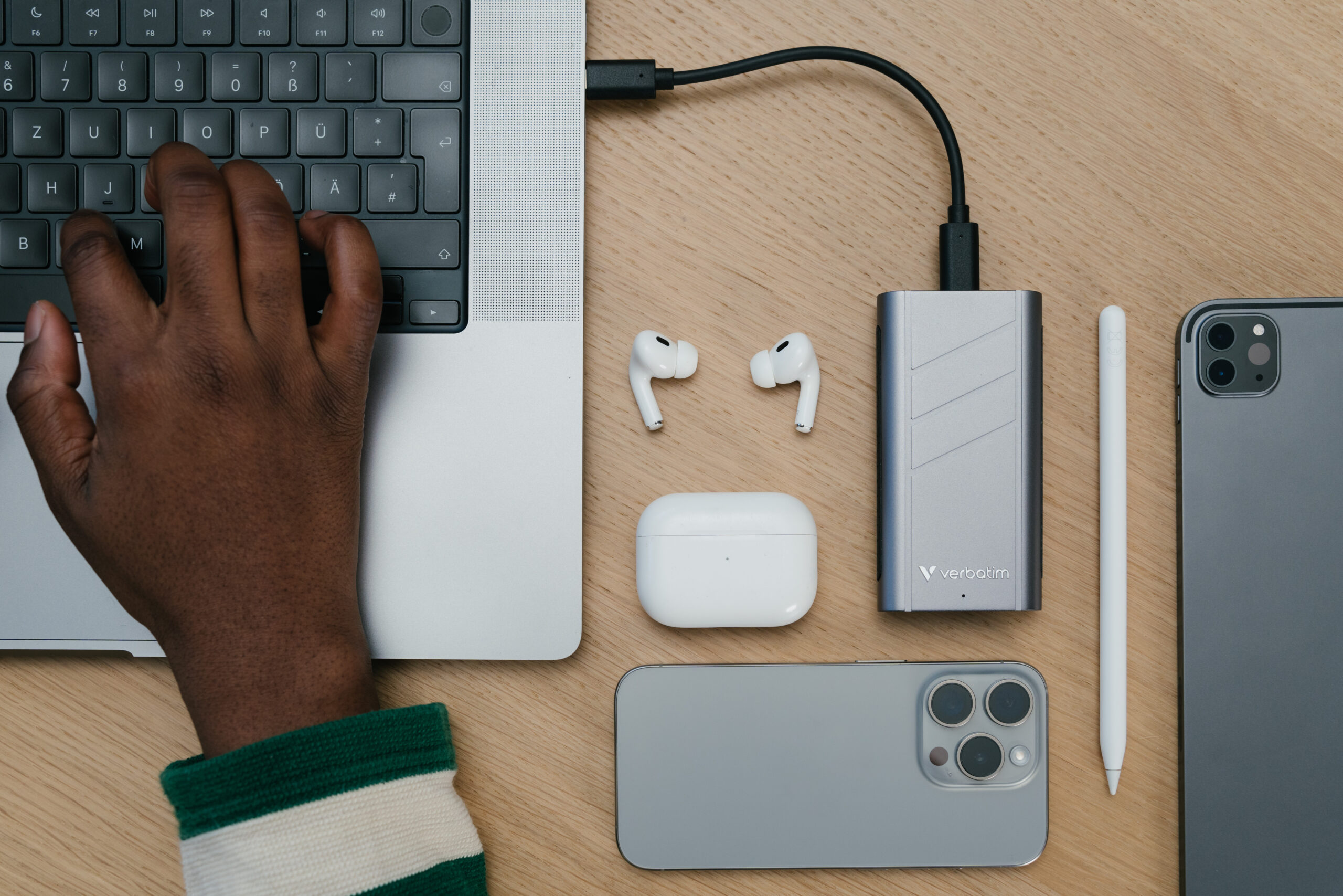 Verbatim TurboMetal SSD USB4 1TB USB Type-C USB4 Gen 2x2 Zilver - Afbeelding 8