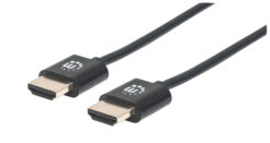 Manhattan 394352 HDMI kabel 1 m HDMI Type A (Standaard) Zwart