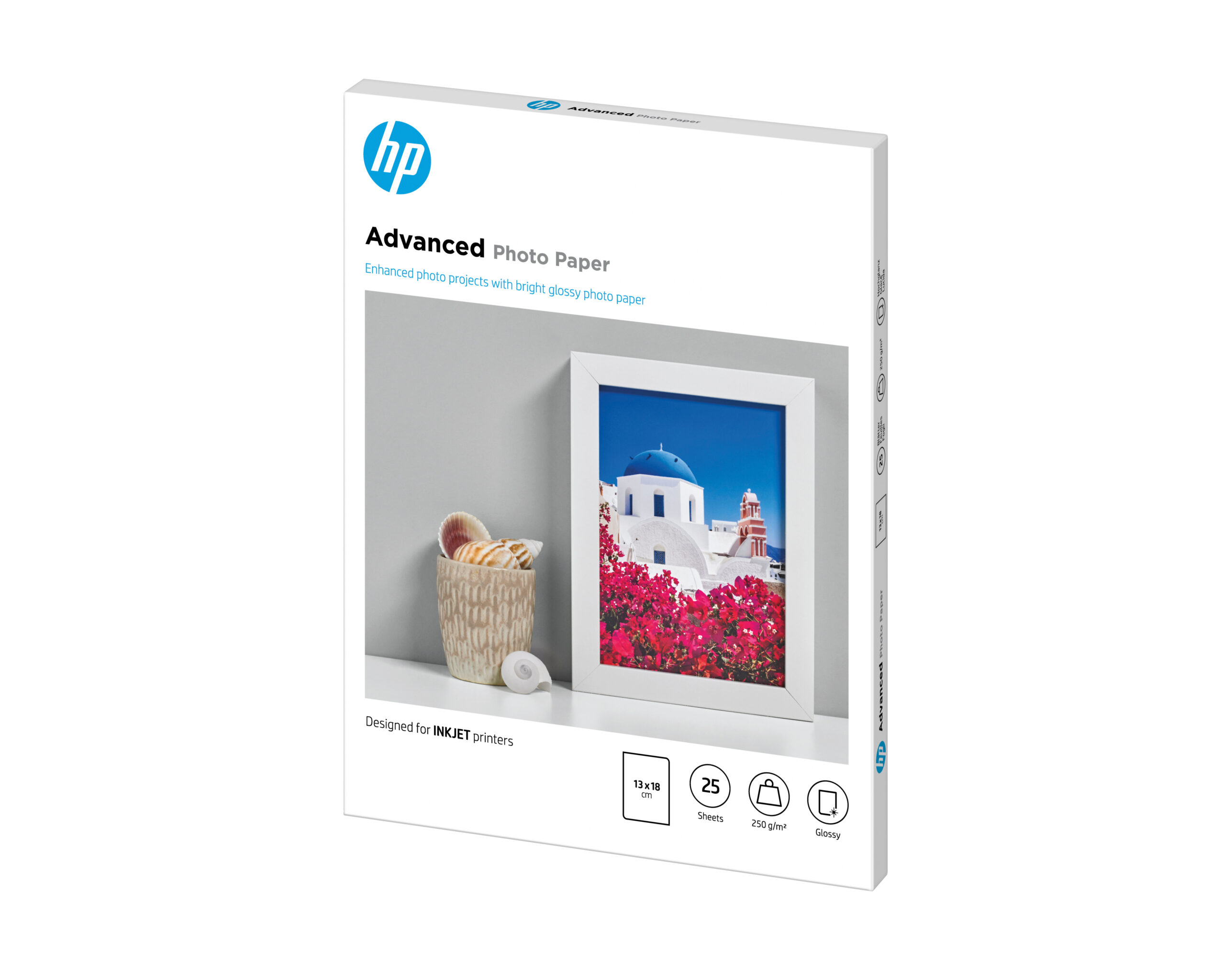 HP Advanced fotopapier, glanzend, 250 g/m2, 13 x 18 cm (127 x 178 mm), 25 vellen - Afbeelding 3