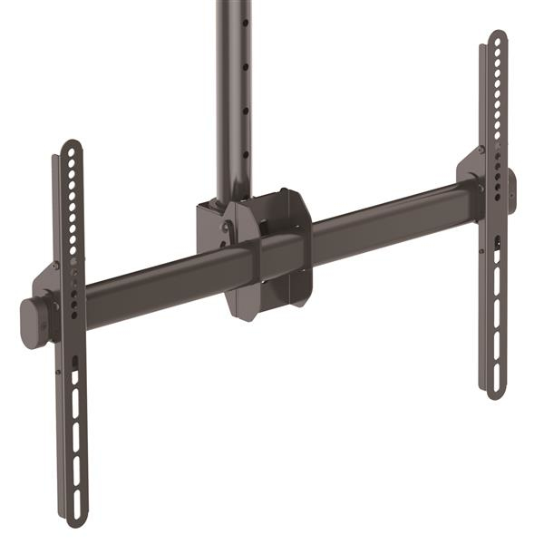 StarTech.com TV Plafondbeugel, Full-Motion Universele Ophangbeugel, VESA Beugel voor Single 32”-75" TVs / Displays, Kantelen/Zwenken, In hoogte verstelbare telescopische paal - Afbeelding 3