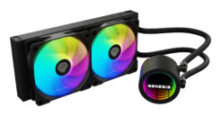 GENESIS NLG-2319 koelsysteem voor computers Processor Alles-in-één vloeistofkoeler Zwart