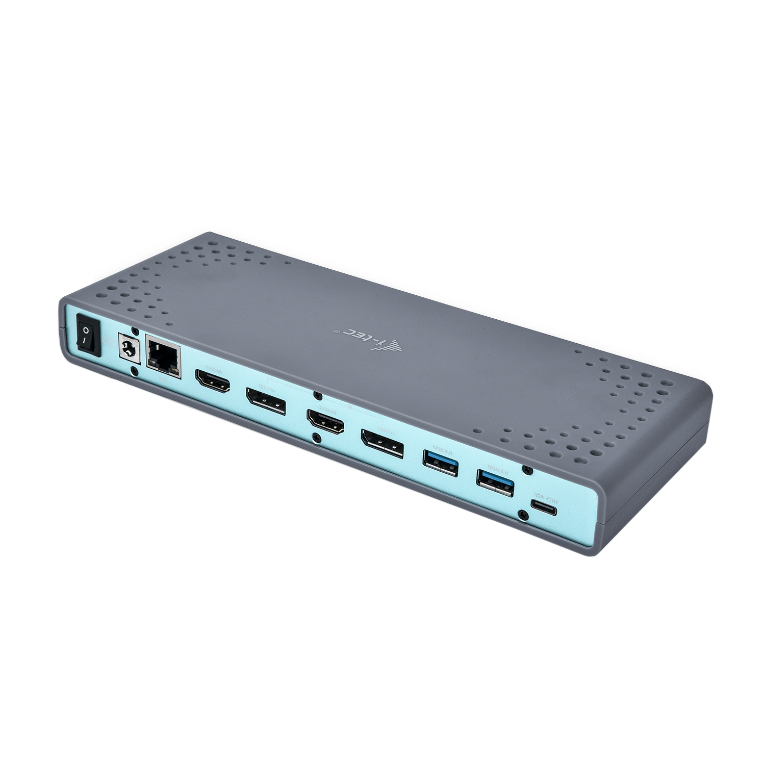 i-tec CADUAL4KDOCK laptop dock & poortreplicator Bedraad USB 3.2 Gen 1 (3.1 Gen 1) Type-C Zwart, Turkoois - Afbeelding 4