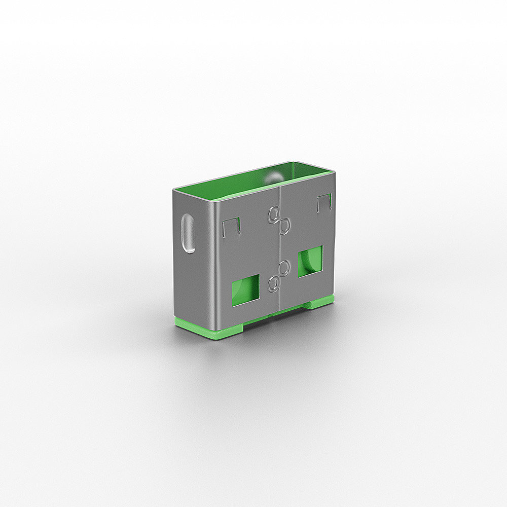 Lindy 40461 poortblokker USB Type-A Groen Acrylonitrielbutadieenstyreen (ABS) 10 stuk(s) - Afbeelding 4