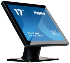 iiyama ProLite T1721MSC-B2 computer monitor 43,2 cm (17") 1280 x 1024 Pixels SXGA LED Touchscreen Tafelblad Zwart