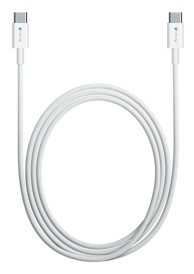 Techly ICOC-MU4-20G240W2 USB-kabel USB4 Gen 2x2 2 m USB C 20 Gbit/s 240 W Wit - Afbeelding 6