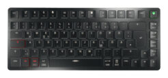 CHERRY KW X ULP 2.0 MINI toetsenbord Thuis/Werk USB + RF Wireless + Bluetooth QWERTZ Duits Zwart