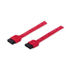 Manhattan 340700 SATA-kabel 0,5 m SATA 7-pin Rood
