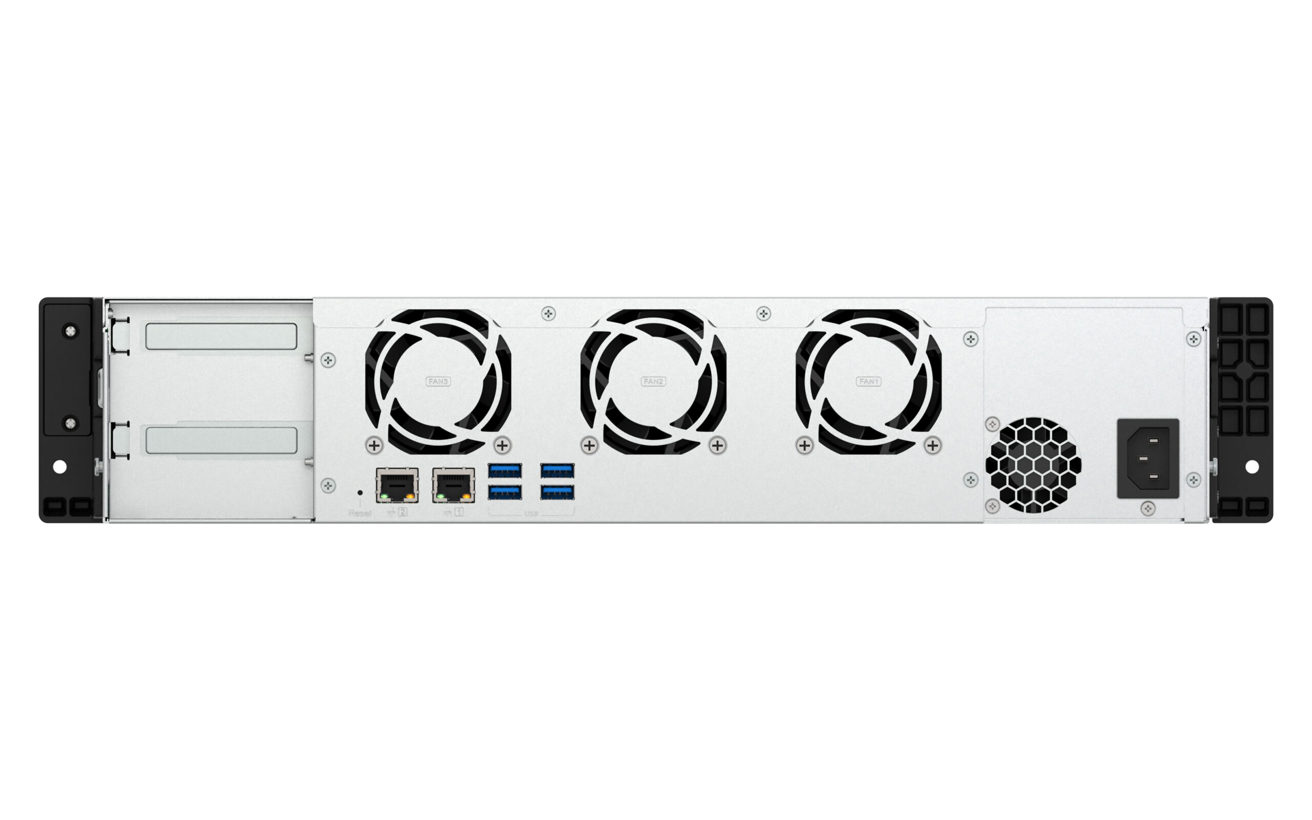QNAP TS-855EU-8G data-opslag-server NAS Rack (2U) Intel Atom® C5125 8 GB DDR4 0 TB QuTS hero Zwart - Afbeelding 3