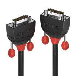 Lindy 36255 DVI kabel 1 m DVI-D Zwart