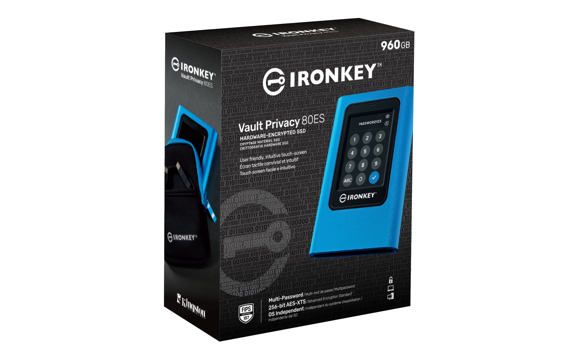 Kingston Technology IronKey 960GB Vault Privacy 80 XTS-AES 256-bits beveiligde externe SSD - Afbeelding 6