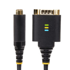 StarTech.com 60cm 2-Port USB naar Seriëel Adapter Kabel, COM Retention, Verwisselbare DB9 Schroeven/Moeren, USB-A naar RS232 DB9 Converter, FTDI IC, ESD Bescherming, Windows/macOS/ChromeOS/Linux - Afbeelding 3