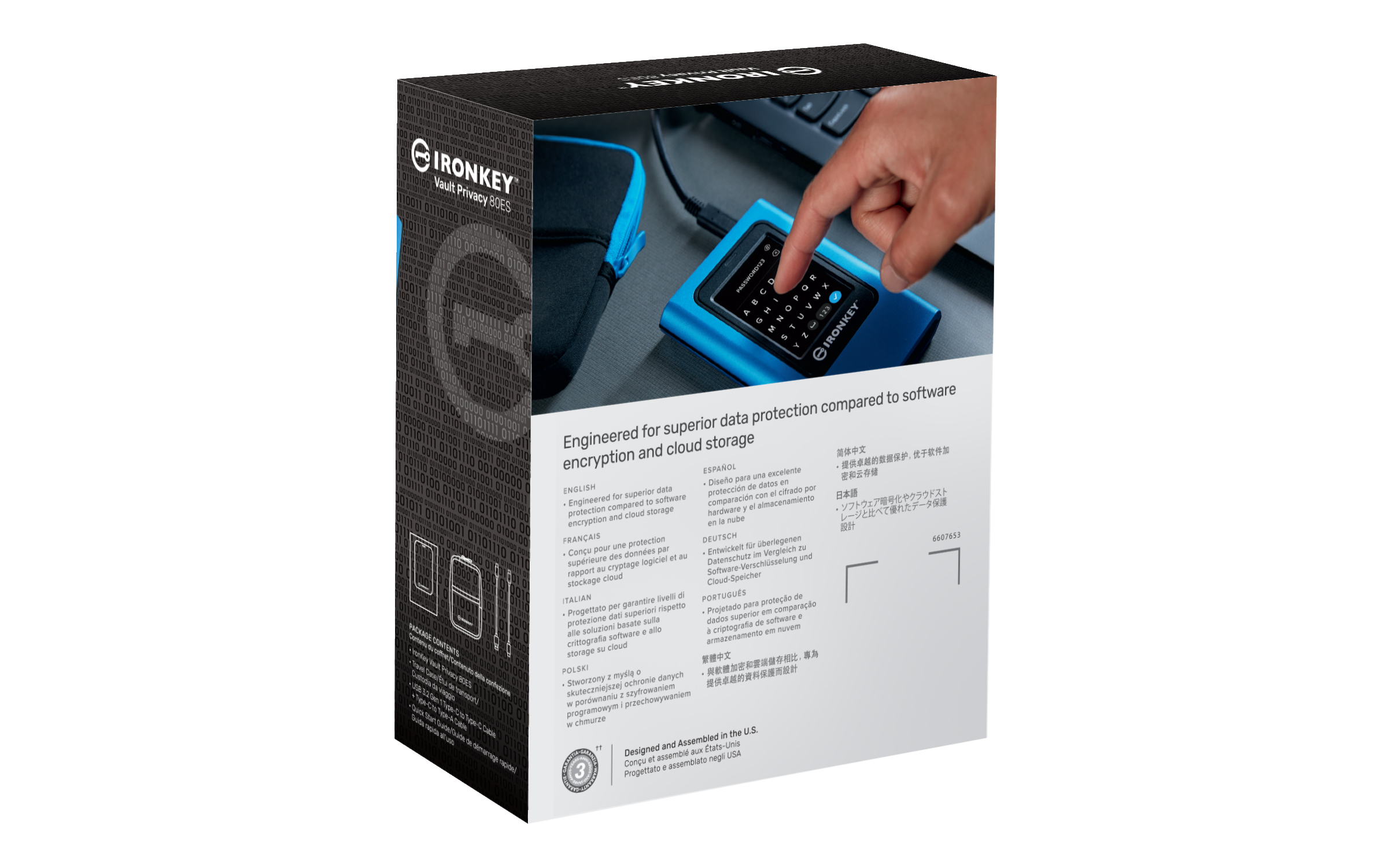 Kingston Technology IronKey 960GB Vault Privacy 80 XTS-AES 256-bits beveiligde externe SSD - Afbeelding 7