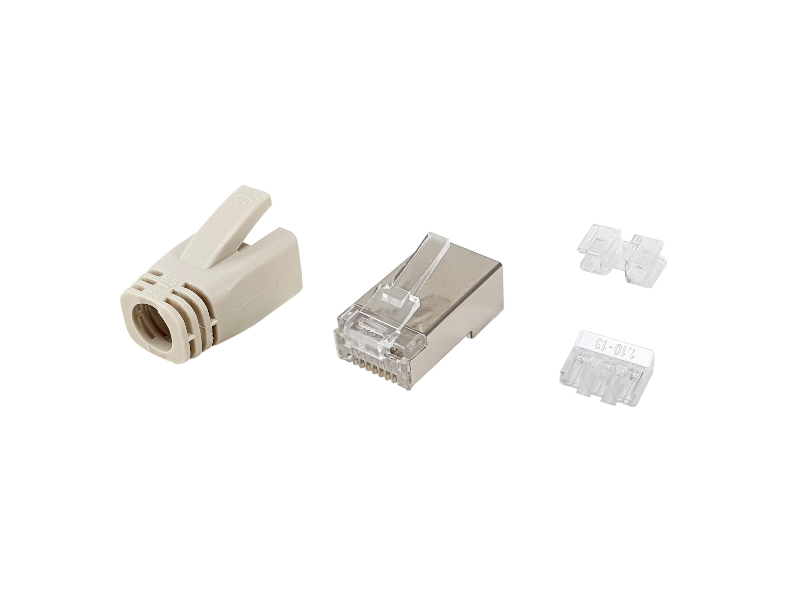 Equip 121182 kabel-connector RJ-45 Roestvrijstaal, Transparant, Wit - Afbeelding 2