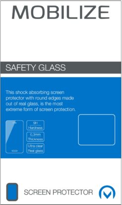 Mobilize Glass Screen Protector - Black Frame - Apple iPhone 7/8/SE (2020/2022)