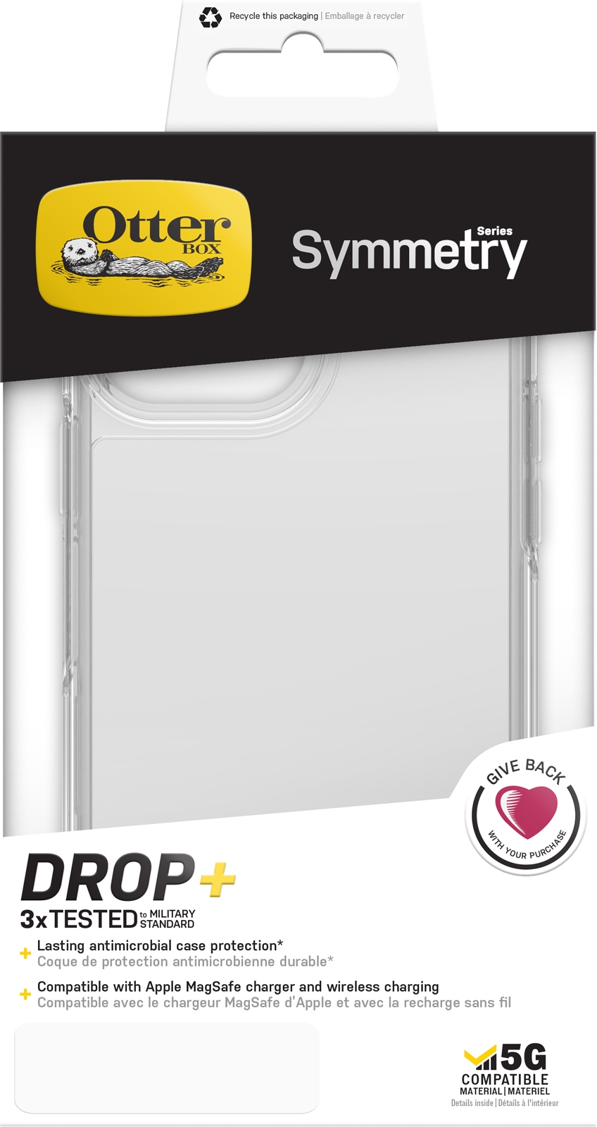 OtterBox Symmetry Clear Case Apple iPhone 13 Pro Max Clear - Afbeelding 7
