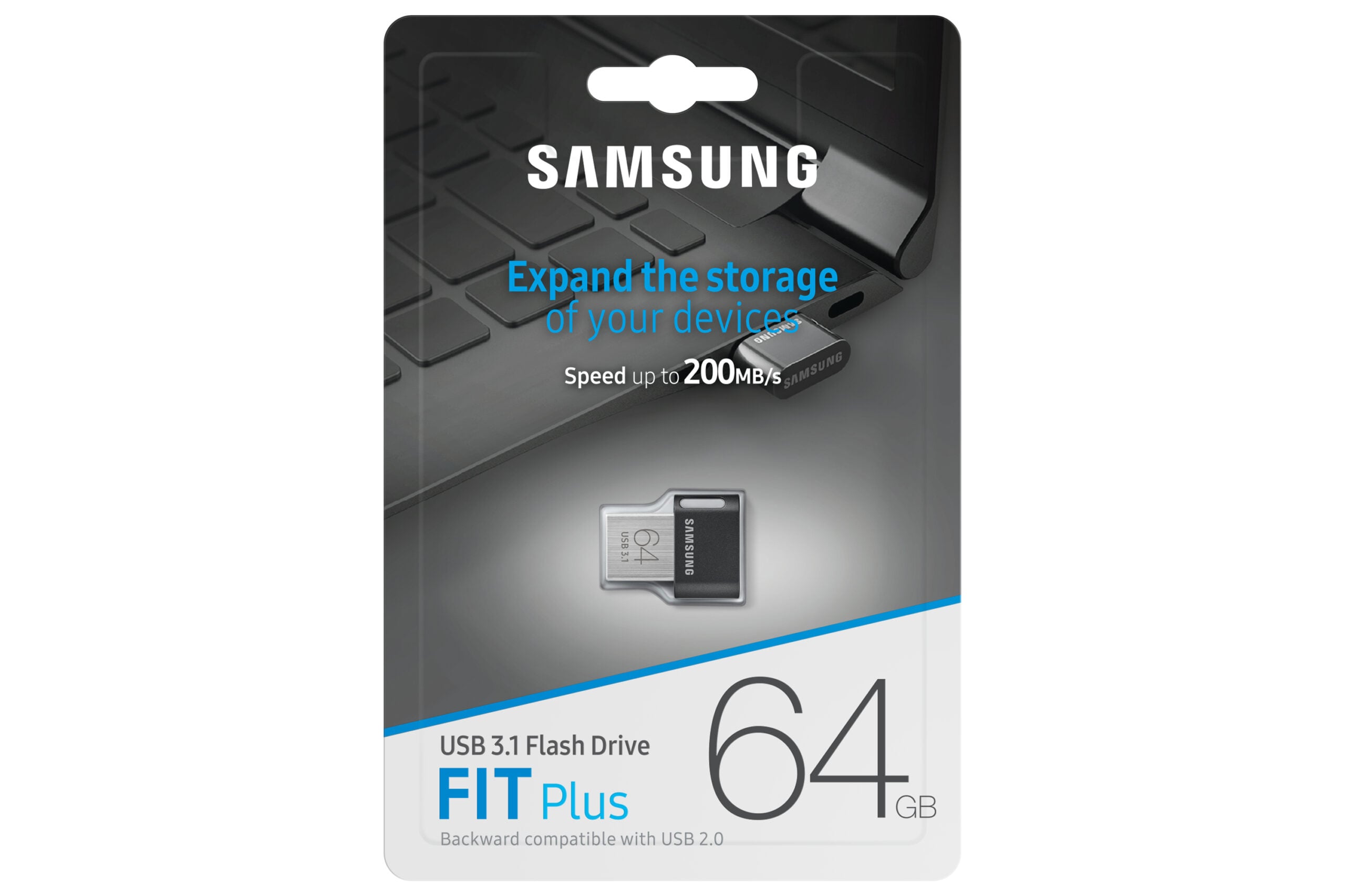 Samsung MUF-64AB USB flash drive 64 GB USB Type-A 3.2 Gen 1 (3.1 Gen 1) Grijs, Zilver - Afbeelding 8