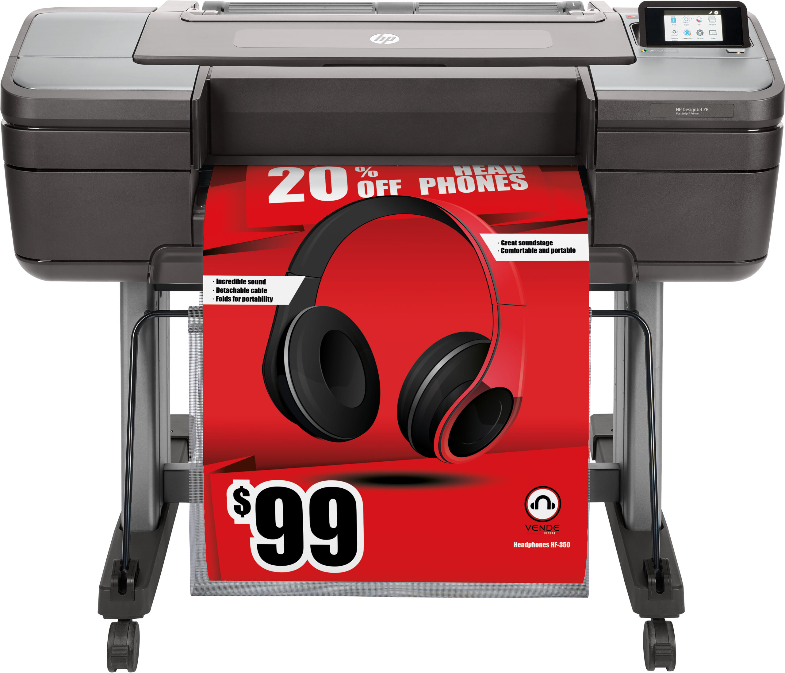 HP Designjet Z6 24-inch PostScript-printer - Afbeelding 2