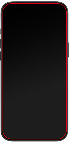 Mobilize Glass Screen Protector - Black Frame - Apple iPhone 15/16