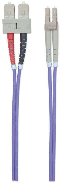 Intellinet 751049 InfiniBand en Glasvezelkabel 1 m LC SC Violet - Afbeelding 5