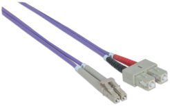 Intellinet 751049 InfiniBand en Glasvezelkabel 1 m LC SC Violet - Afbeelding 3