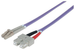 Intellinet 751049 InfiniBand en Glasvezelkabel 1 m LC SC Violet