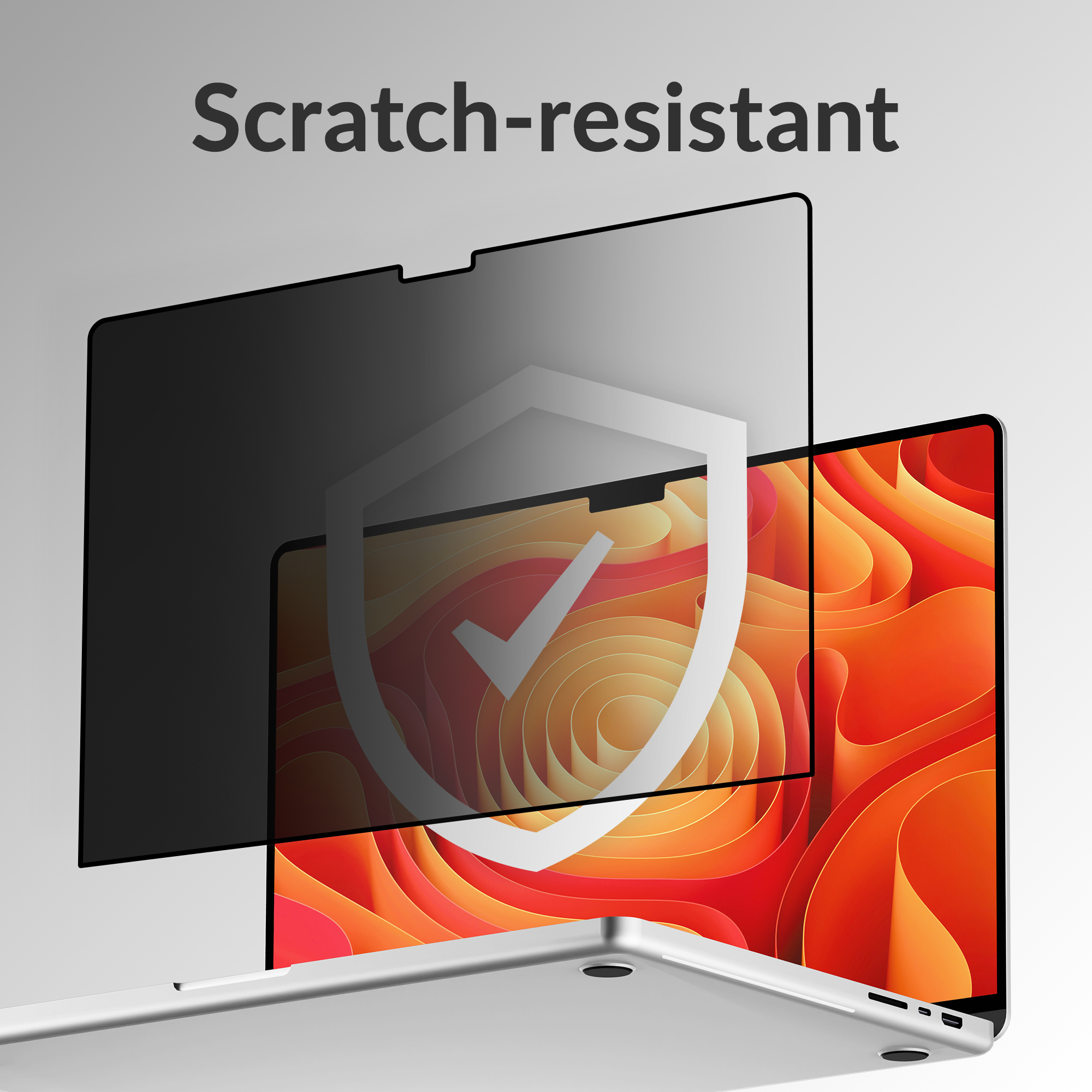 Mobilize Privacy Screen Protector for Apple MacBook Air 13inch/Pro 13inch (2016 - 2022) - Afbeelding 2