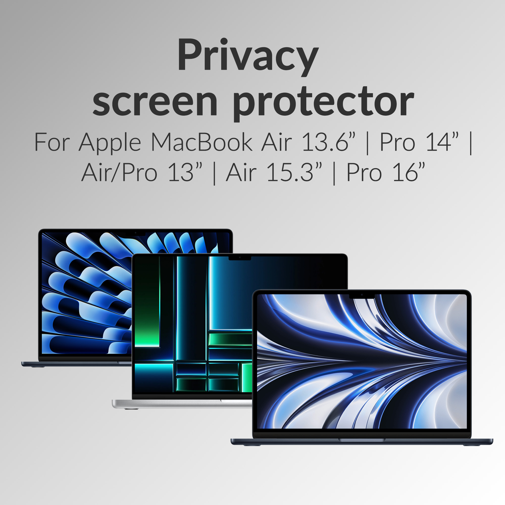 Mobilize Privacy Screen Protector for Apple MacBook Air 13inch/Pro 13inch (2016 - 2022) - Afbeelding 6