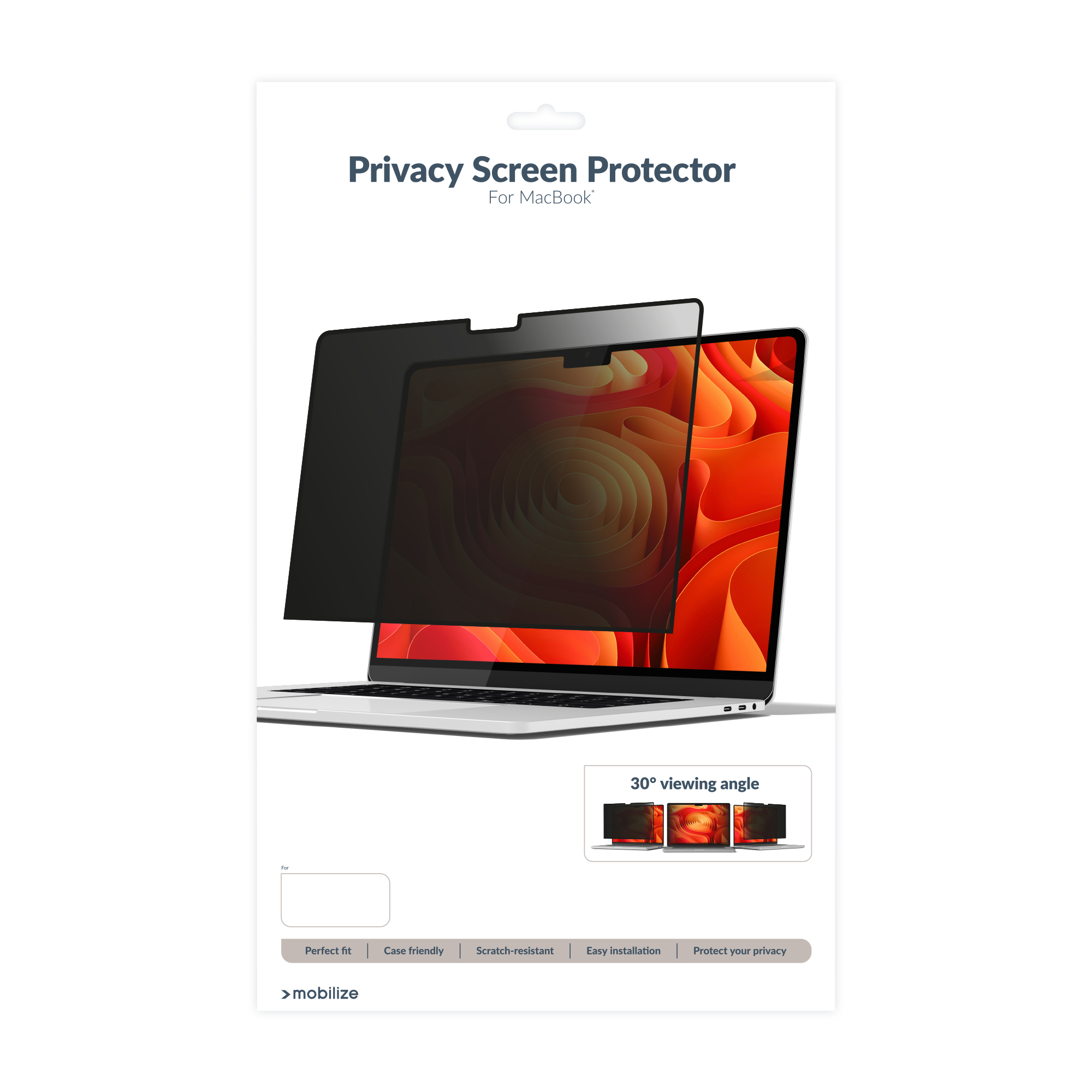 Mobilize Privacy Screen Protector for Apple MacBook Air 13inch/Pro 13inch (2016 - 2022) - Afbeelding 8