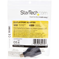 StarTech.com Compacte Mini DisplayPort naar DisplayPort Adapter - 4K x 2K Video - UHD Mini DP to DP Convertor - mDP naar DP 1.2 Adapter - mDP PC/naar DisplayPort Monitor/Scherm - M/F - Afbeelding 4