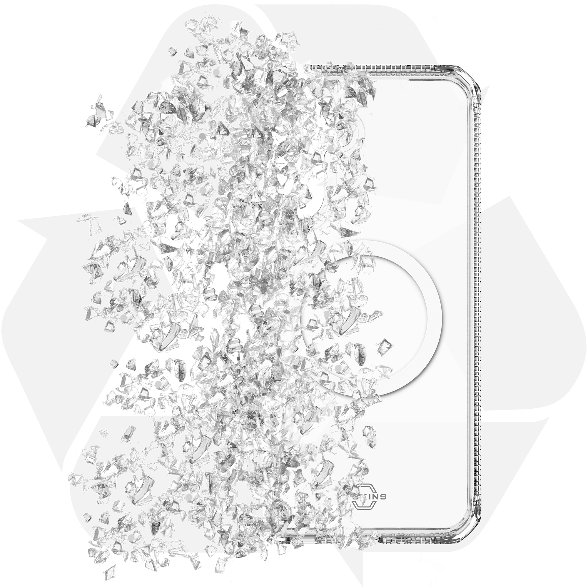 ITSKINS Level 2 HybridMagClear_R for Samsung Galaxy Galaxy A17 4G/5G Transparent - Afbeelding 6