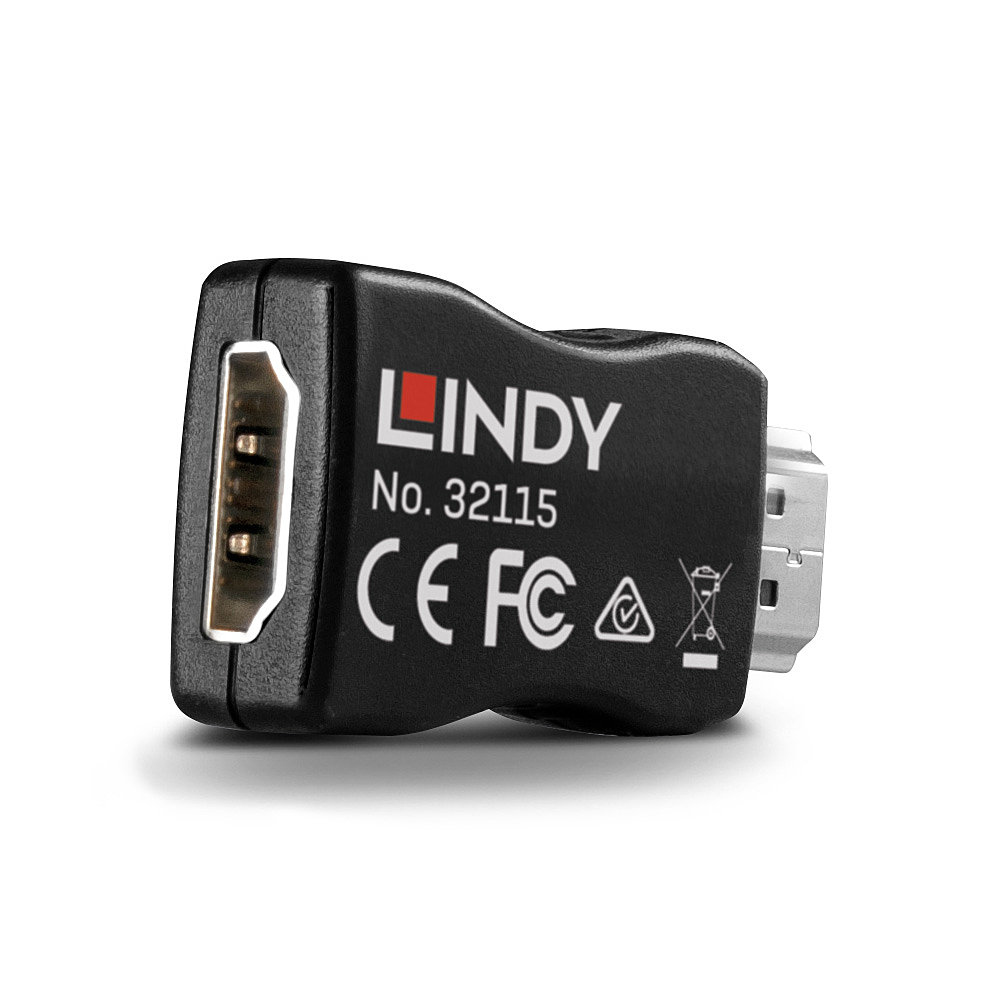 Lindy 32115 tussenstuk voor kabels HDMI Zwart - Afbeelding 3