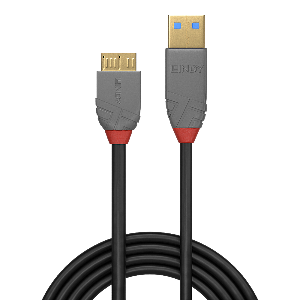 Lindy 36767 USB-kabel USB 3.2 Gen 1 (3.1 Gen 1) 2 m USB A Micro-USB B 5 Gbit/s Zwart - Afbeelding 3