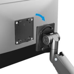 Manhattan Bureaubeugel voor TV’s en monitoren (Volledig Verstelbaar met gasveer), voor schermen 13"–42", met tafelklem of bladdoorvoer, VESA-compatibiliteit: van 75x75 tot 200x200 mm (controleer de afmetingen van de vier montagegaten aan de achterzijde) - Afbeelding 11