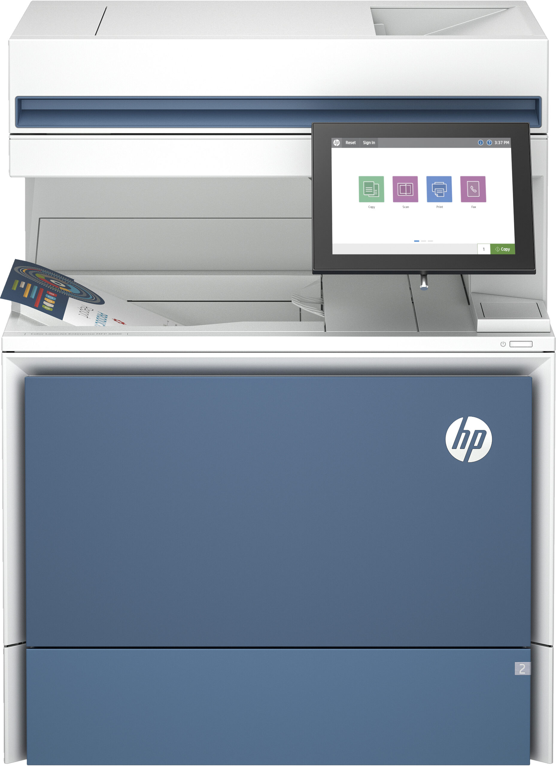 HP Color LaserJet Enterprise MFP 6800dn printer - Afbeelding 3