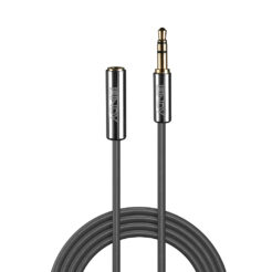 Lindy 35327 audio kabel 1 m 3.5mm Antraciet - Afbeelding 3