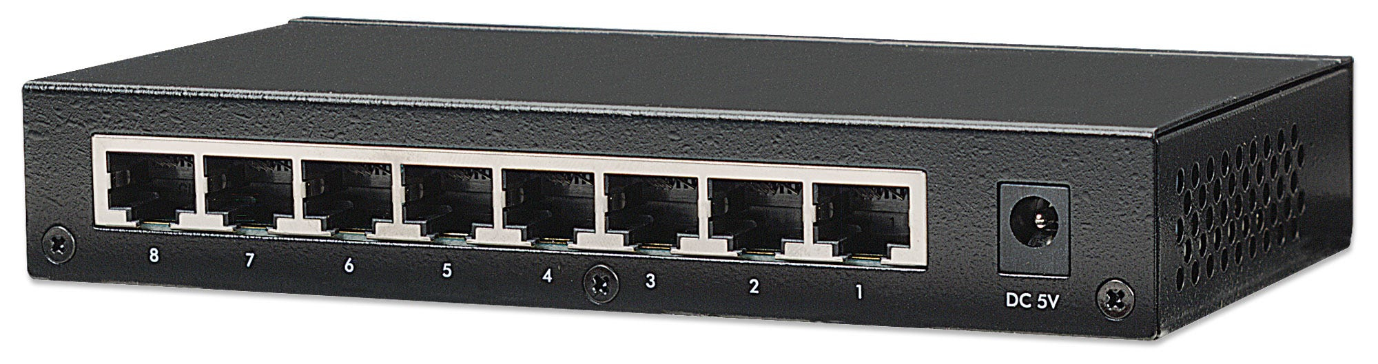 Intellinet 8-Port Fast Ethernet Office Switch Fast Ethernet (10/100) Zwart - Afbeelding 5