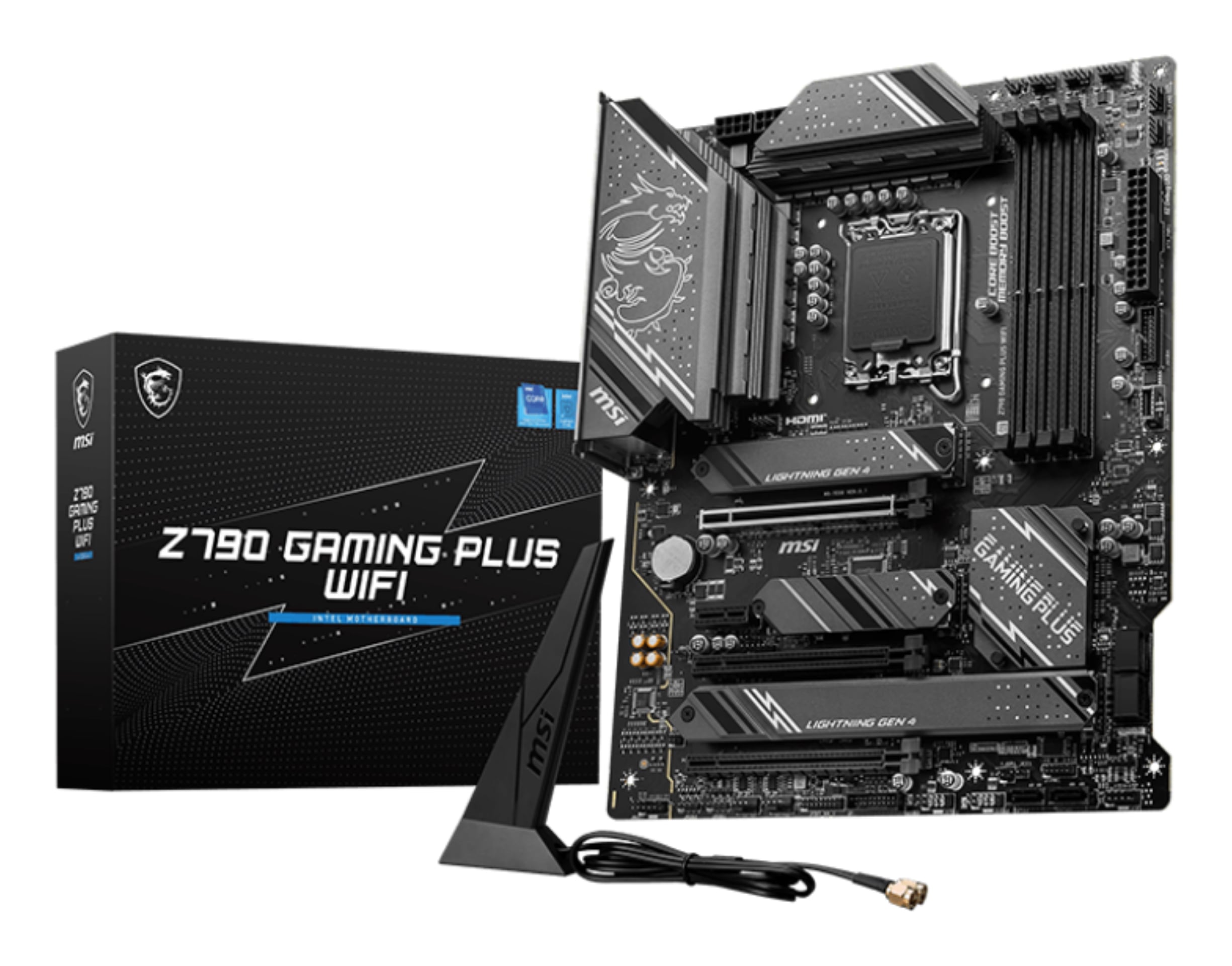 MSI Z790 GAMING PLUS WIFI moederbord Intel Z790 LGA 1700 ATX - Afbeelding 2
