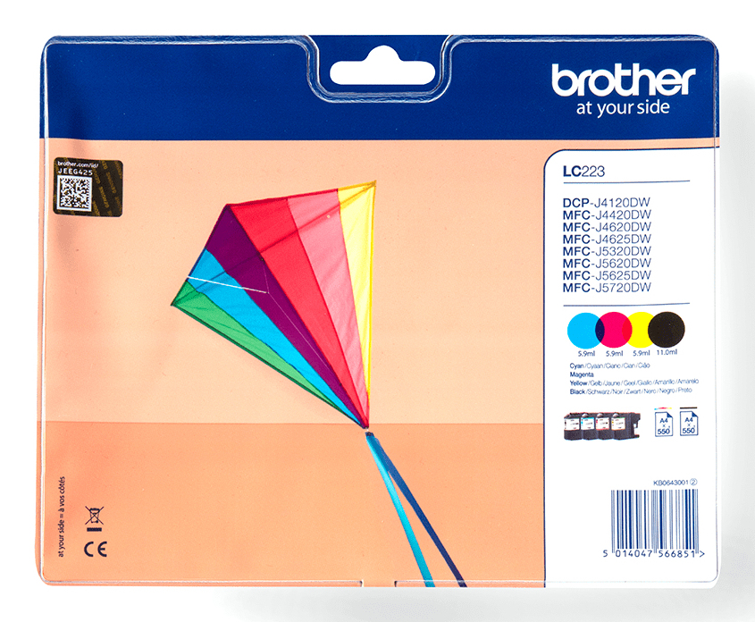 Brother LC-223VALBP inktcartridge - Afbeelding 2