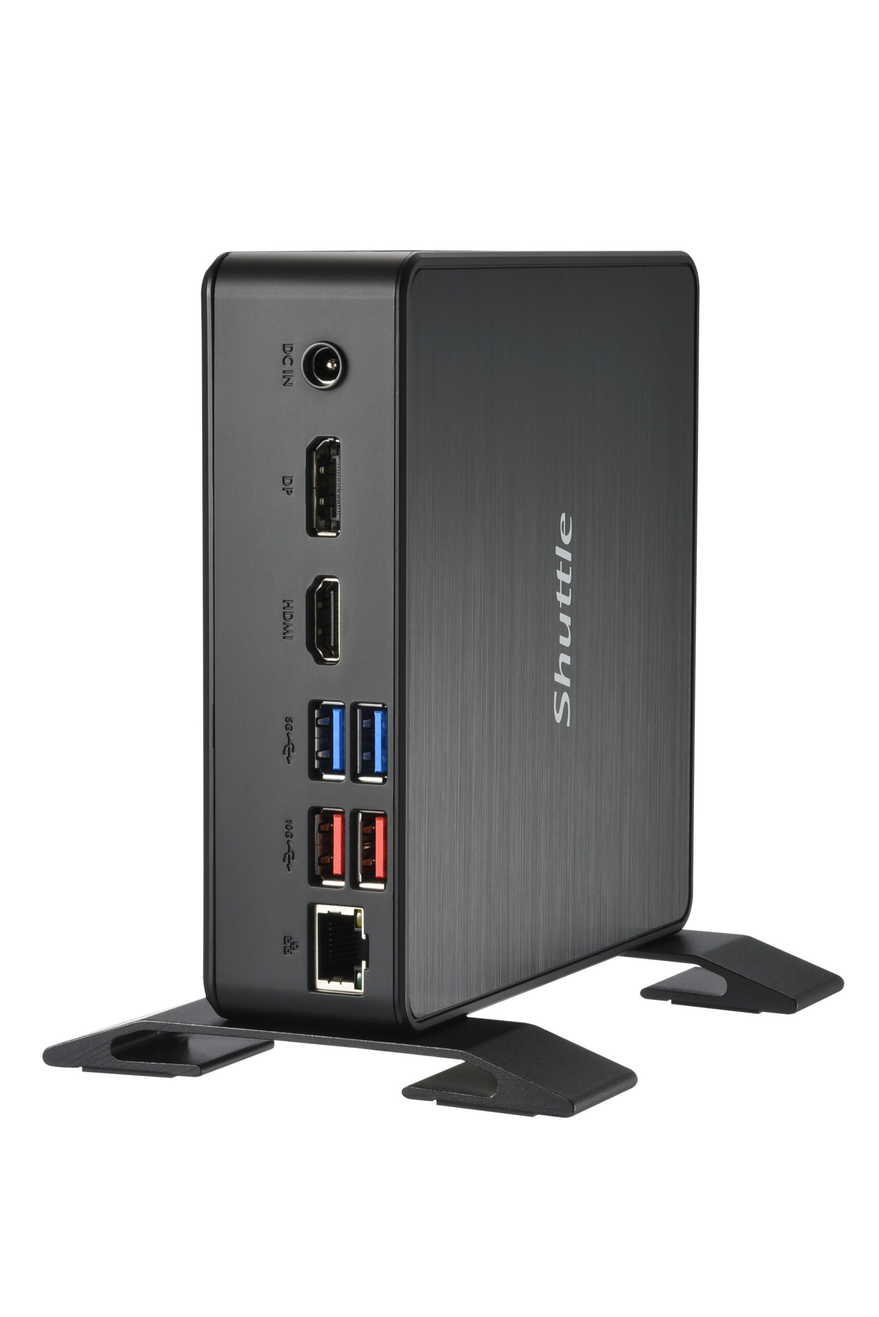 Shuttle XPC Nano PC NC40U5, Intel Core i5-1235U, 1x HDMI, 1x DP,1xUSB-C/DP, 6x USB3.2, 1x 2.5" bay, 2x M.2, 1x LAN, RAID, 24/7 permanent gebruik, incl. VESA & Stand - Afbeelding 2