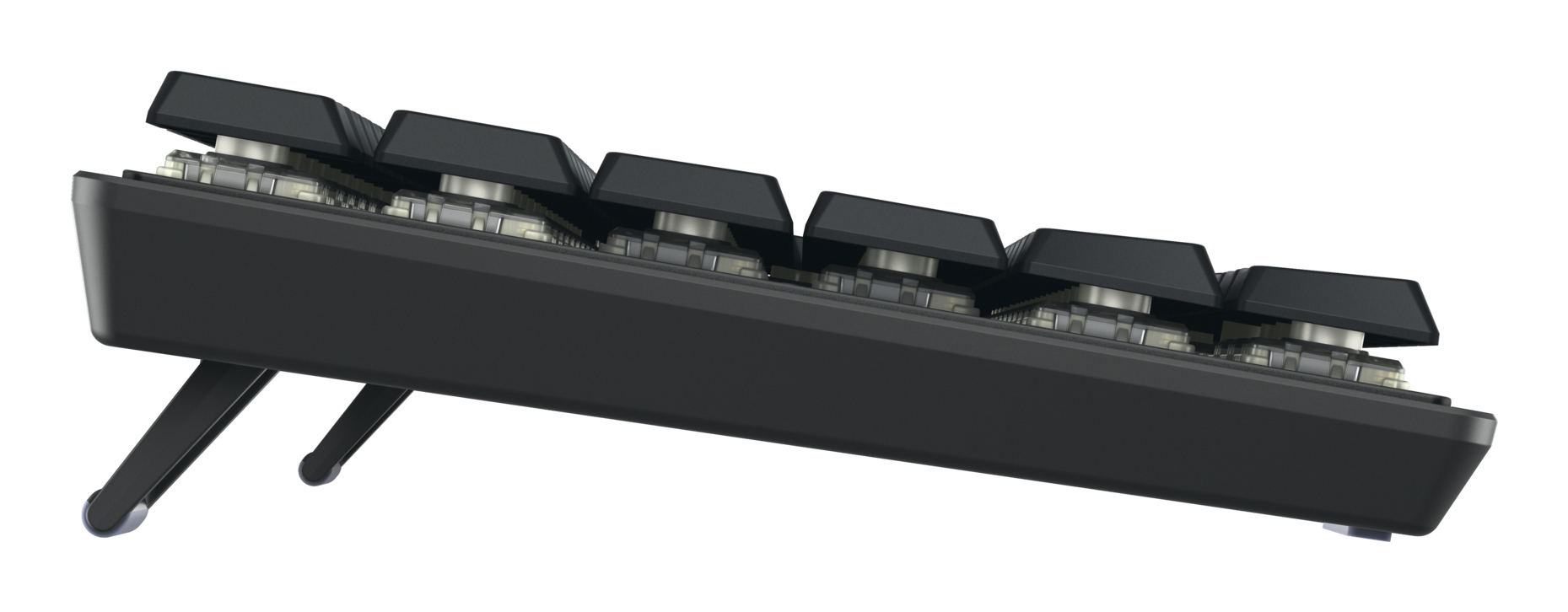 CHERRY KW 550 MX LP toetsenbord Thuis/Werk USB + Bluetooth QWERTZ Duits Zwart - Afbeelding 5