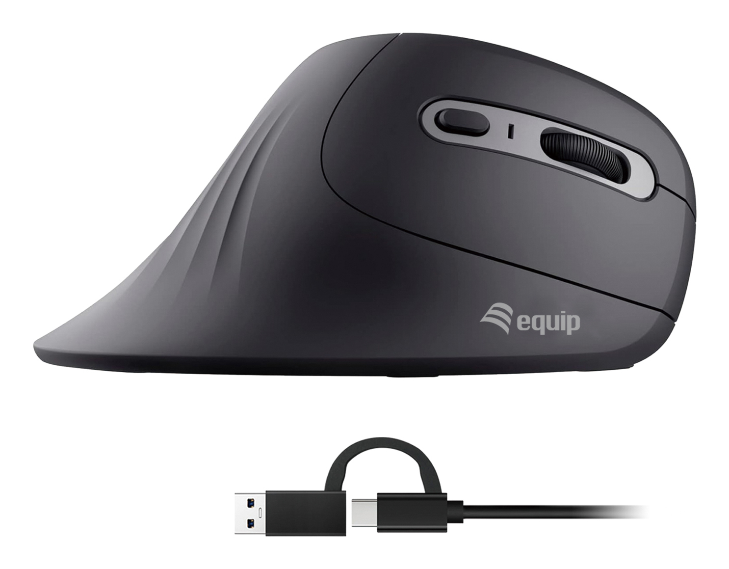 Equip 245119 muis Universeel Rechtshandig USB Type-A + USB Type-C Optisch 7200 DPI